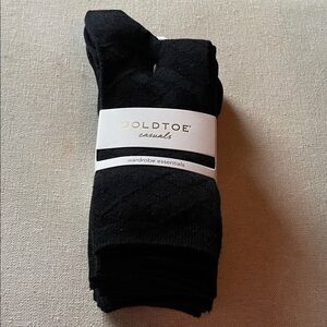 Gold Toe women’s Classic Black Socks